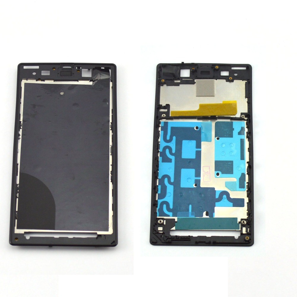 black-bezel-middle-frame-for-Sony-Xperia-Z1-L39-L39H-frame-free-shipping-track-code-high