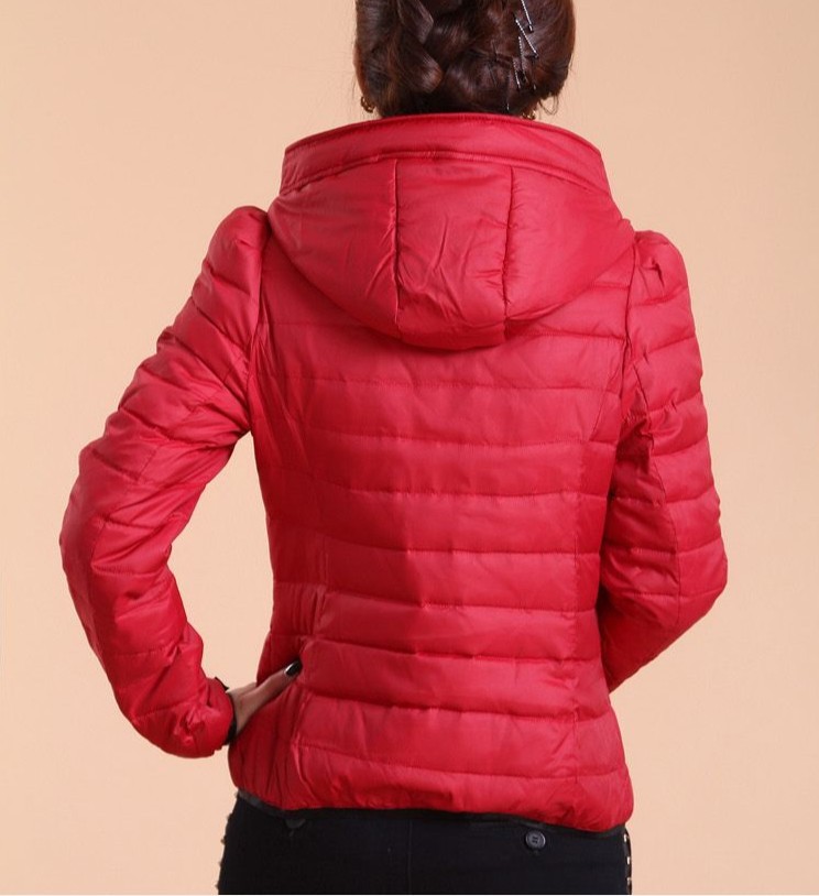 Exclusive Private Sale Preview: $200 Off Your Purchase Of $600 Or More Shop for women's halitech hooded quilted jacket, size: medium, red from Halitech.