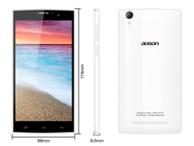 2015 HOT Big Screen Size Android Phone Aoson G631 Quad Core MTK6582 1 3GHz 1GB RAM