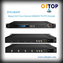 OTV-HE41P Mpeg-4 AVC Four-channel HDMI/SDI TO IPTV Encoder