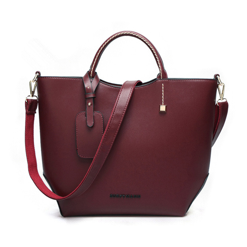 Paris Fashion Brand Women Handbags Leather Tote Bag Vintage Women Bucket Bag Famous Designer ...