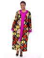 New2016 Autumn African Dresses for Women in African Clothing African Print Dress For Women Full Sleeve