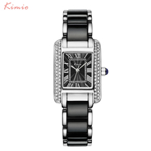 KIMIO 2015 New Women Watch Fashion Analog Display Quartz Watch Women Luxury Brand Rhinestone Women Watches