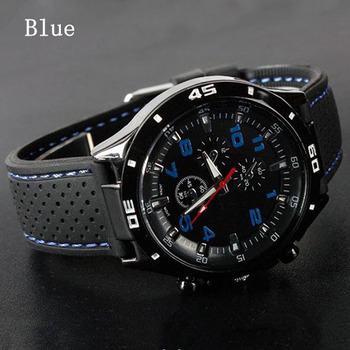 Бесплатная доставка мужская кремния спортивные наручные часы мода мужская гонщик военная авиатор армейском стиле унисекс 6 цветов часы Cai0025