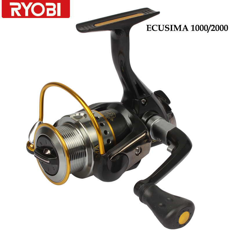 100% Original RYOBI ECUSIMA 4+1 Bearings Fishing Reel 262g-555g Spinning Reel 1000 2000 3000 4000 6000 8000