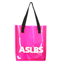 Summer Clear Plastic Waterproof Beach Bags Candy Color PVC Handbags Women Shopping Tote bolsas