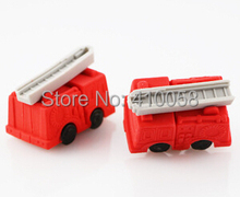 Freeshipping lovely wholesale transport eraser/ fire engine eraser/bulldozer eraser/truck eraser MOQ 60 pieces per lot