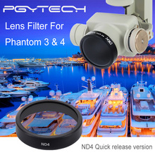 DJI phantom4/phantom3 ND4 Quick Install Lens Filters drone parts accessories Gimbal Camera 2016 NEW PGY