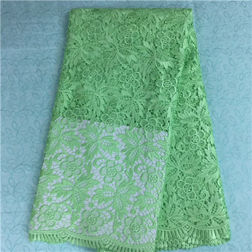 100% polyester guipure lace fabric,high quality african cord lace,african Water soluble cord lace fabric,5494-1
