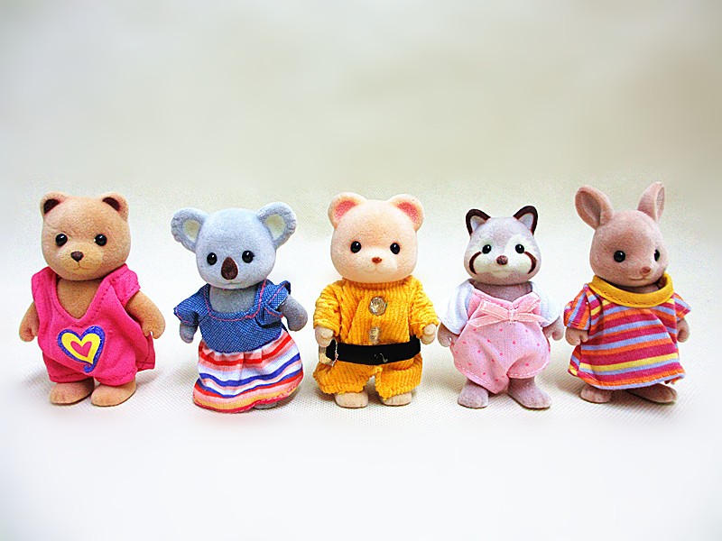 sylvanian families plush toys