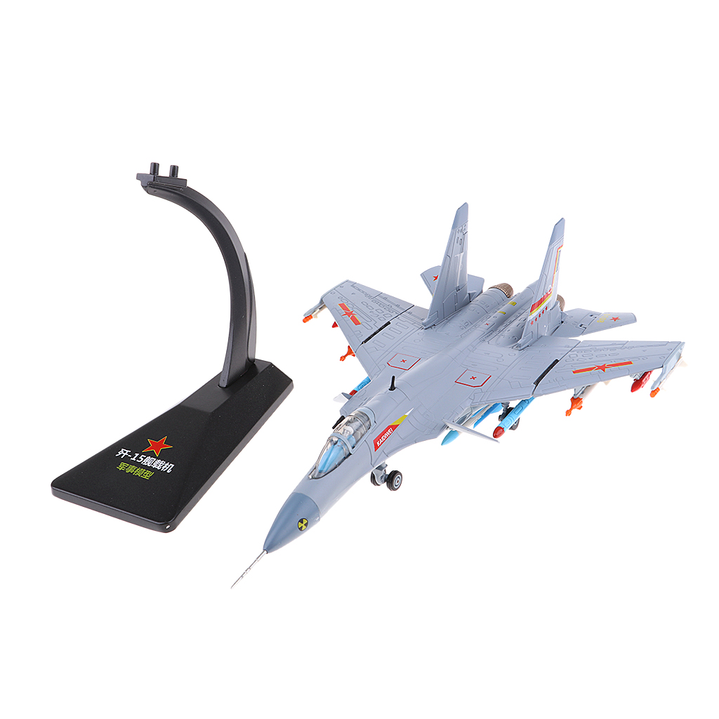 1:72 Scale Diecast Miniature J15 Aircraft Fighter Model Airplane Toy Kids 
