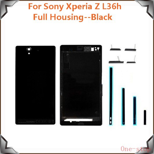For Sony Xperia Z L36h Full Housing--Black01
