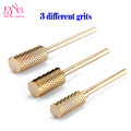 3pcs lot Different Grits Bit Nail Drill Bit for Nail Art Electric Nail Drill Manicure Machine