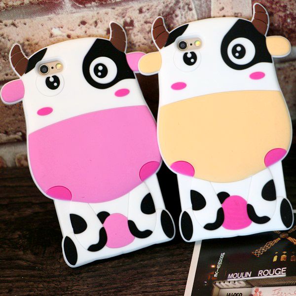 For iphone 6 6plus font b phone b font font b case b font Cartoon milk