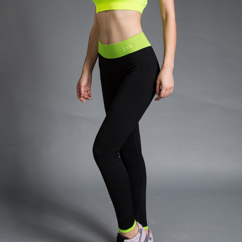 New Move Brand Sex High Waist Stretched Sports Pants Gym