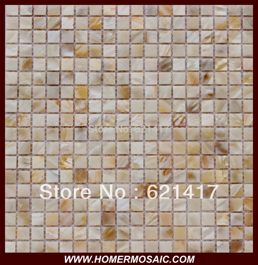 river shell tiles, cream freshwater shell mosaic tile, backsplash mosaic tile, bathroom mosaic tile