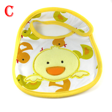 Baby Towel Saliva Waterproof New Kids Cartoon Pattern 3 Layer Toddler Lunch Bibs XL036 Free Drop