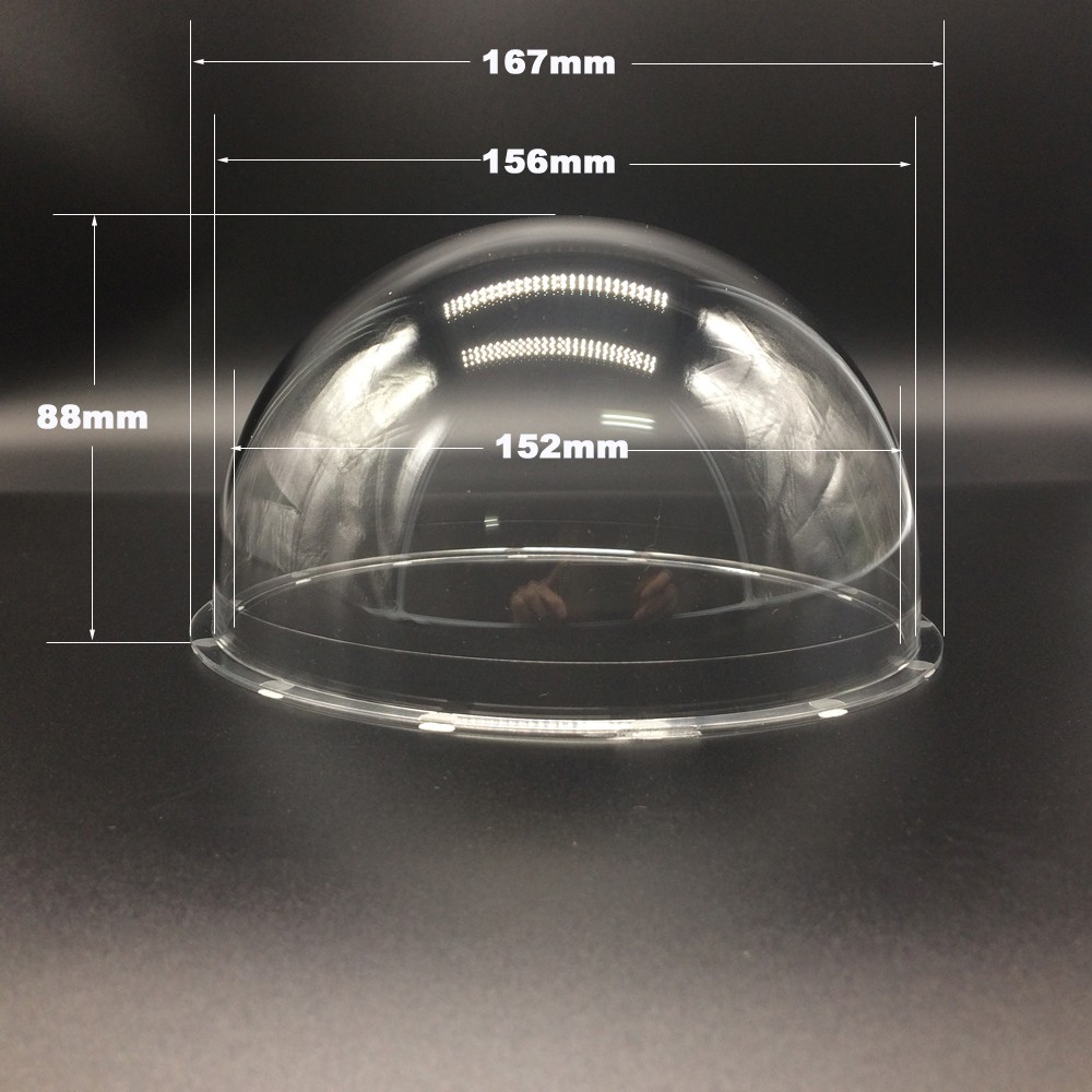 2021 167x88mm 6 Inch Clear PTZ Speed Dome Camera Lens Protect Case