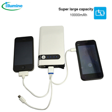 ILLUMINE 2016 Best price 10000mAh Multi-Function Car Jump Starter 12V Mini Portable Power Bank for Petrol & Diesel Car