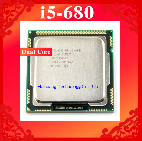 Lifetime warranty Core i5 680 3 6GHz 4M SLBTM Dual Core Four threads desktop processors Computer