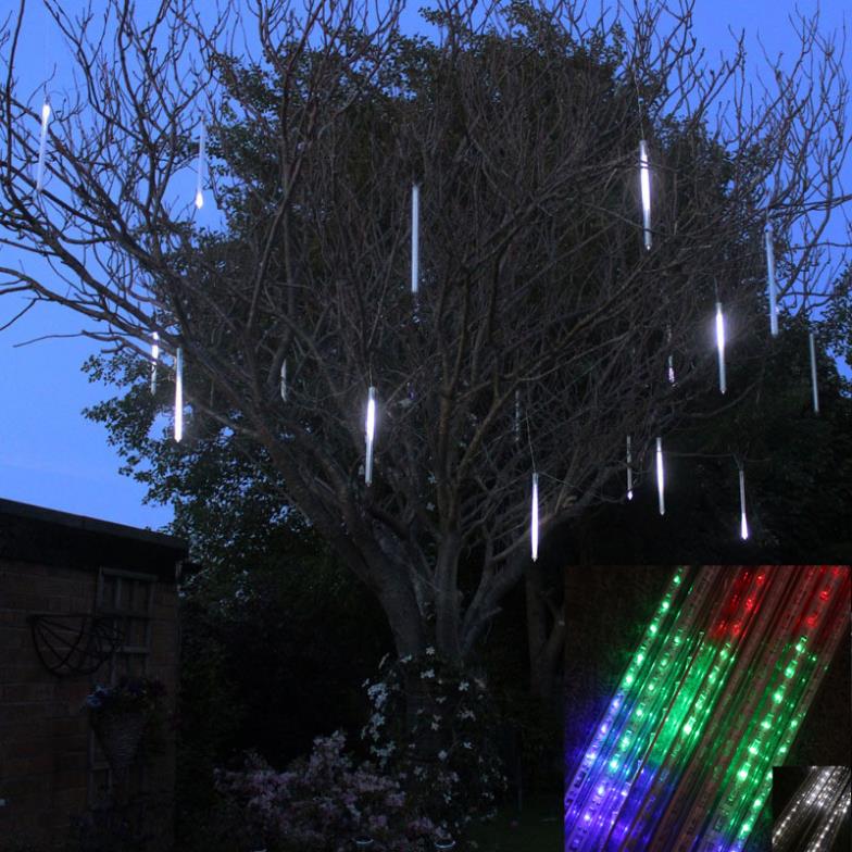 50cm Meteor Shower Rain Tubes Christmas Lights Led Lamp 100-240V Outdoor Holiday Light New Year Decoration FREE SHIPPING