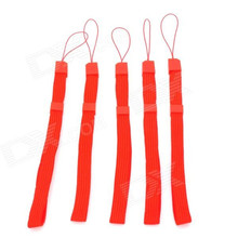 5 PCS Red Fabric Wrist Hand Strap Lanyard For Nintendo WiiU / Wii Game Pad Controller