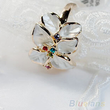 Women s New 2014 Westen Fashion Flower Style Wedding Party Alloy Nickel Free Ring 0WV8