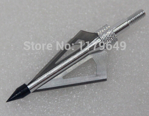 12pcs lot hunting bow and crossbow use arrow heads tips and archey broadheads 3 blades 100grain