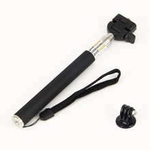 Gopro Accessories Extendable Handheld Alloy Selfie Monopod Stick with Tripod Mount Adapter for Go Pro HD Hero1 2 3 3+ 4 Carmera