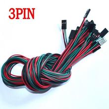 10pcs/lot 70cm 3 Pin Female to Female Jumper Wire Dupont Cable for 3D Printer