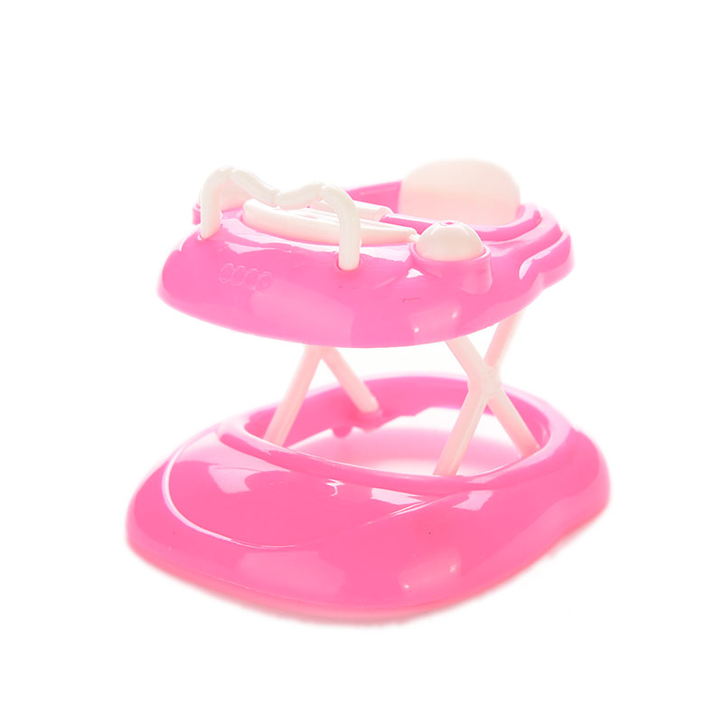 new pink plastic walker 1 6 for new doll s house dollhouse miniature accessories in dolls new pink plastic walker 1 6 for new doll s house dollhouse miniature accessories in dolls