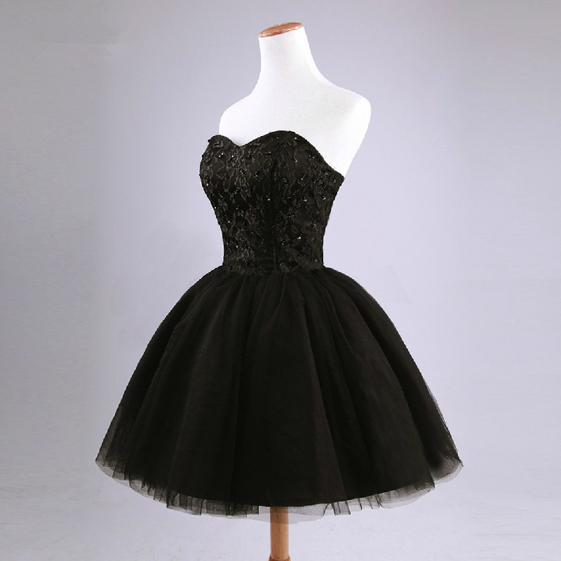 short black bridesmaid dresses