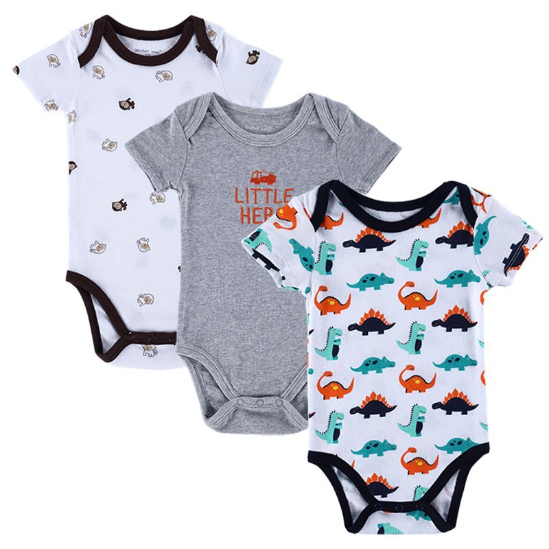 Baby Box Newborn Baby Boy Short Sleeve Romper Jumpsuit One Piece