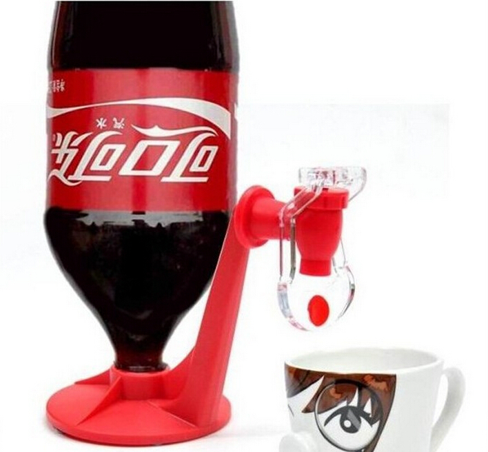 Free shipping 1pc Soda Dispenser Bottle Drinking Water Dispense Machine Gadget Party cola bottle water pumping