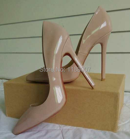 free ship women high heels pumps 12cm red bottom name brand red ...
