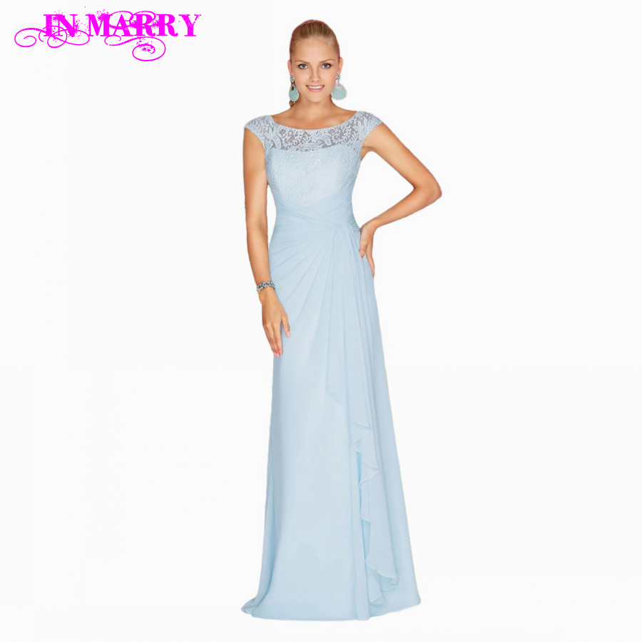 Popular Light Blue Cap Sleeve Evening Dress-Buy Cheap Light Blue ...