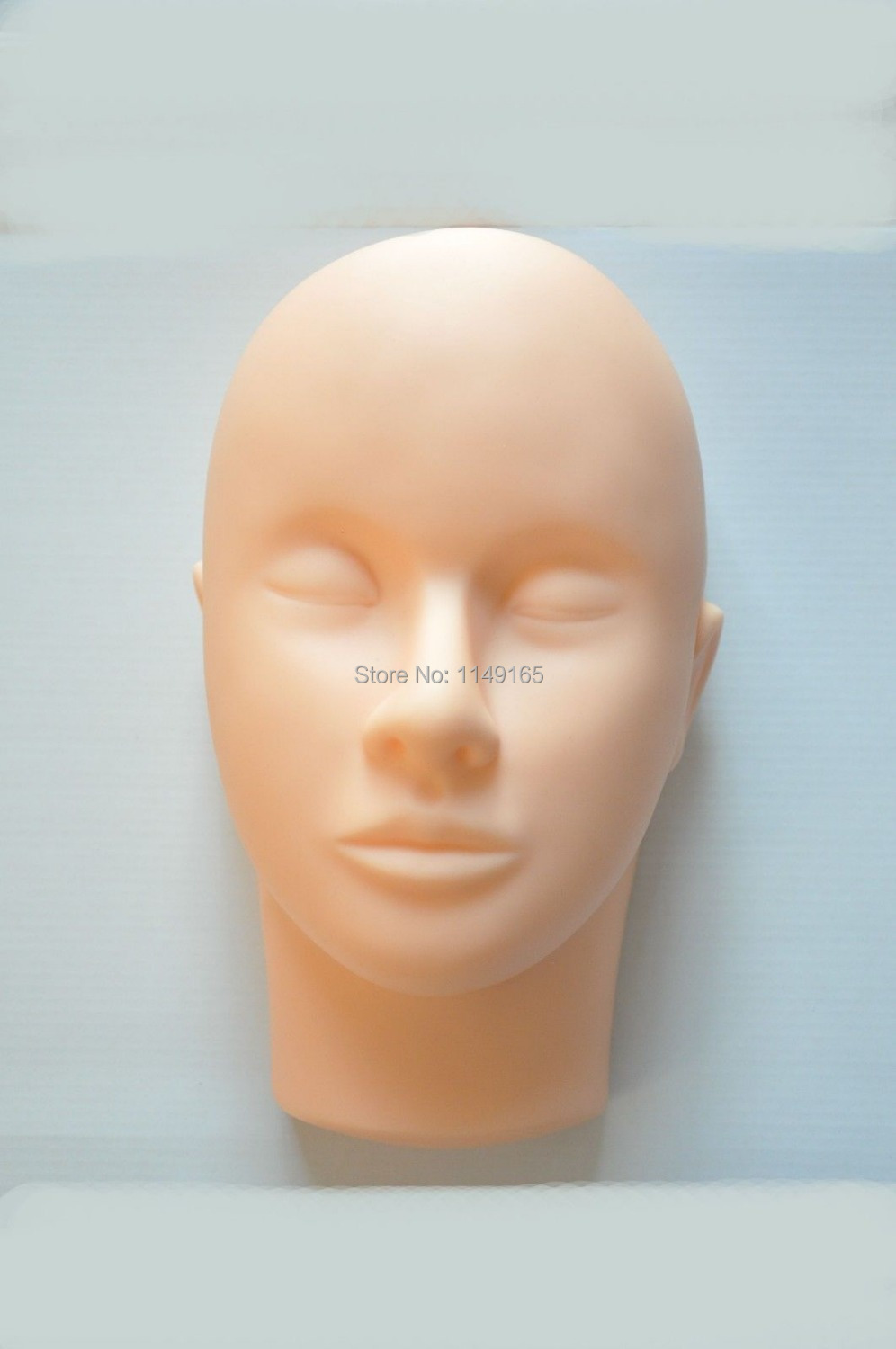 2014 Super Rubber Practice mannequin manikin head for eyelashes extension makeup tattoo Free Shipping