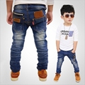Hurave Broken Hole Pants 2017 Spring Autumn Baby Girl Boys Jeans Pants Children s Clothing Ripped
