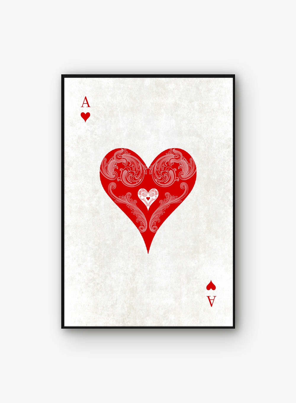 Ace Clover Diamond Heart Spades Poker Decks Van Vintage Kaarten Art