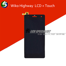 New For Wiko HighwayTouch Screen With LCD Display Full Assembly Repartment