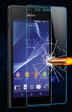 Amazing 9H 0 3mm 2 5D Nanometer Tempered Glass screen protector for Sony Xperia M2 M2