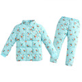 Children Girls Down Jacket Suit Set 2016 New Folk Custom Girls Short Warm Coat Pants Baby