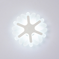 Snow LED Wall Lamp Porch Corridor Studyroom Light LED Bulbs Concise Style Lights Ultrathin Acrylic Decoration