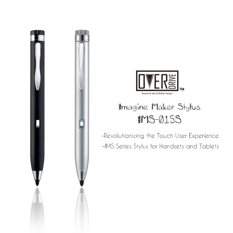 OVERDRIVE Active Capacitive Stylus pen Metal Screen Touch Pen for iPhone Pad iPad Surface Pro Samsung