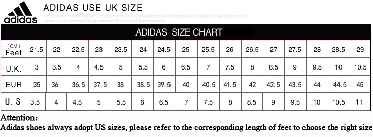 adidas v nike shoe size