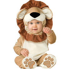 0-2 Years Old Baby costume Navidad halloween Christmas Girls Kids Animal Lion Rompers Clothes
