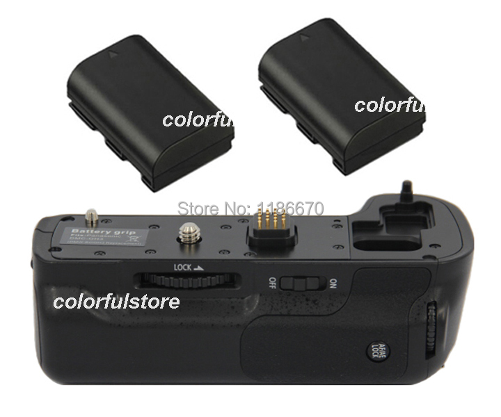 New Arrival Vertical Power Shutter Battery Handle Hand Grip for Panasonic Lumix GH3 Digital SLR Camera as DMW-BGGH3 + 2 x BLF19E