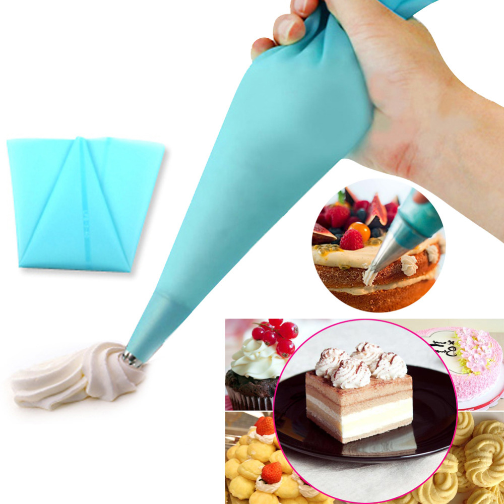V1NF 30cm Length Silicone Icing Piping Cream Pastry Bag Cake Decorating Tool Free Shipping