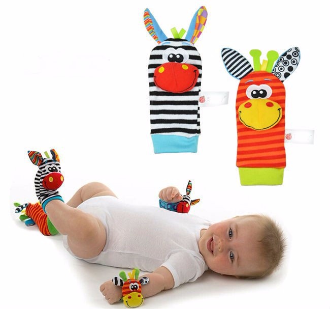 4Pcs(2Pcs Socks+2Pcs Wrists)Hot New Infant Baby Kids Sock And Wrist Rattles Cute Intellectual Developmental Toys Animal 4Pcs(2Pcs Socks+2Pcs Wrists)Hot New Infant Baby Kids Sock And Wrist Rattles Cute Intellectual Developmental Toys Animal