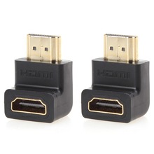 Digiyes 1 пара высокоскоростной hdmi-портовый заставка мужчин и женщин адаптер под углом 90 град. вниз новый пункт